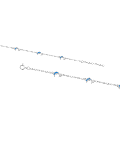 Bracelet en Argent 925/000 motif "dauphin"