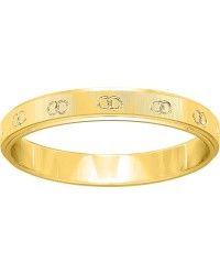 Alliance Ruban en Or 750/000 aux motifs "anneaux croisés"
